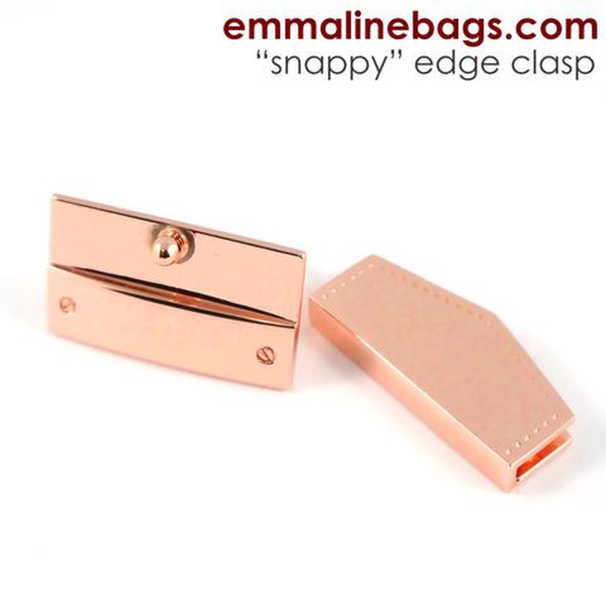 Emmaline Bags Snappy Edge Clasp in Copper