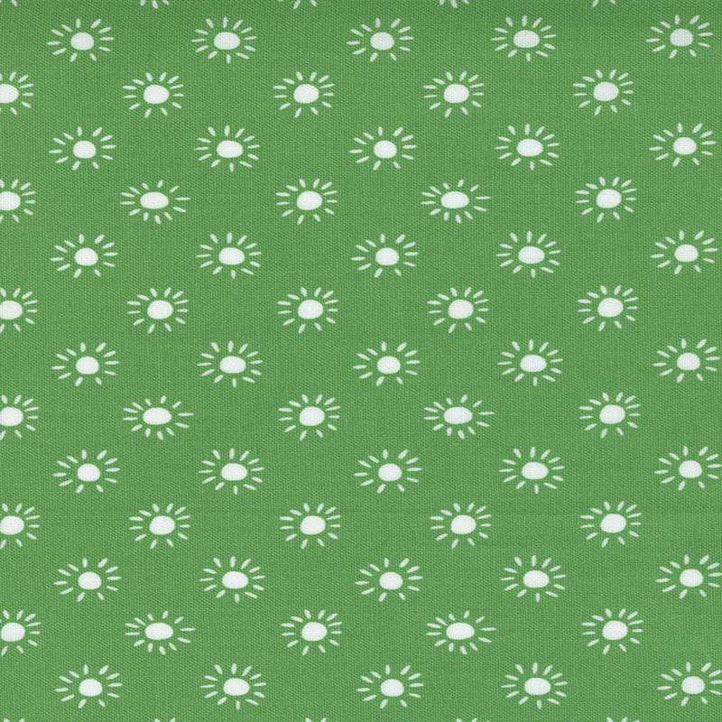 Jungle Paradise Suns by Stacy Iest Hsu for Moda Green