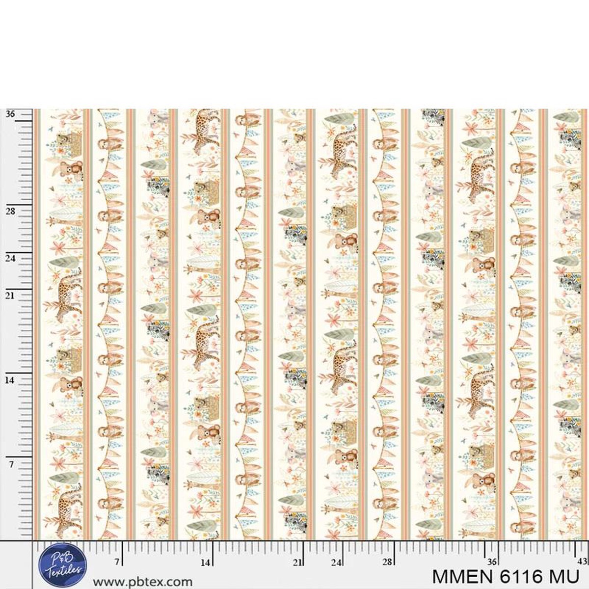 Mini Menagerie, Border Stripe