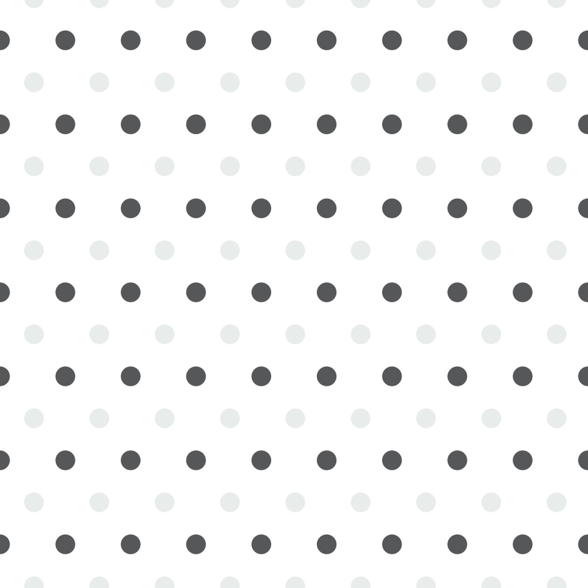 Black And Silver Polka Dots Fabric
