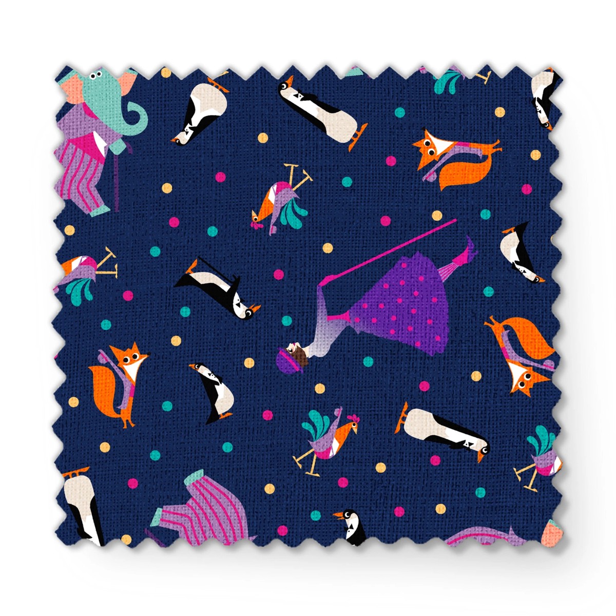 Disney Mary Poppins Animal Friends Fabric