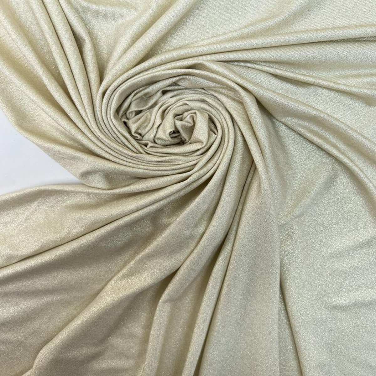 Silver-Golden Viscose Elastane Knitted