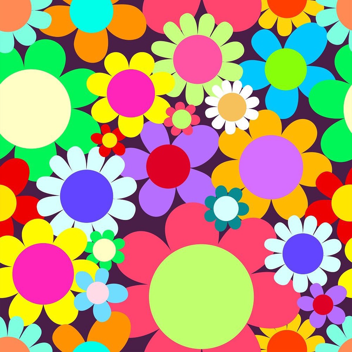 Flower Power 6 Fabric