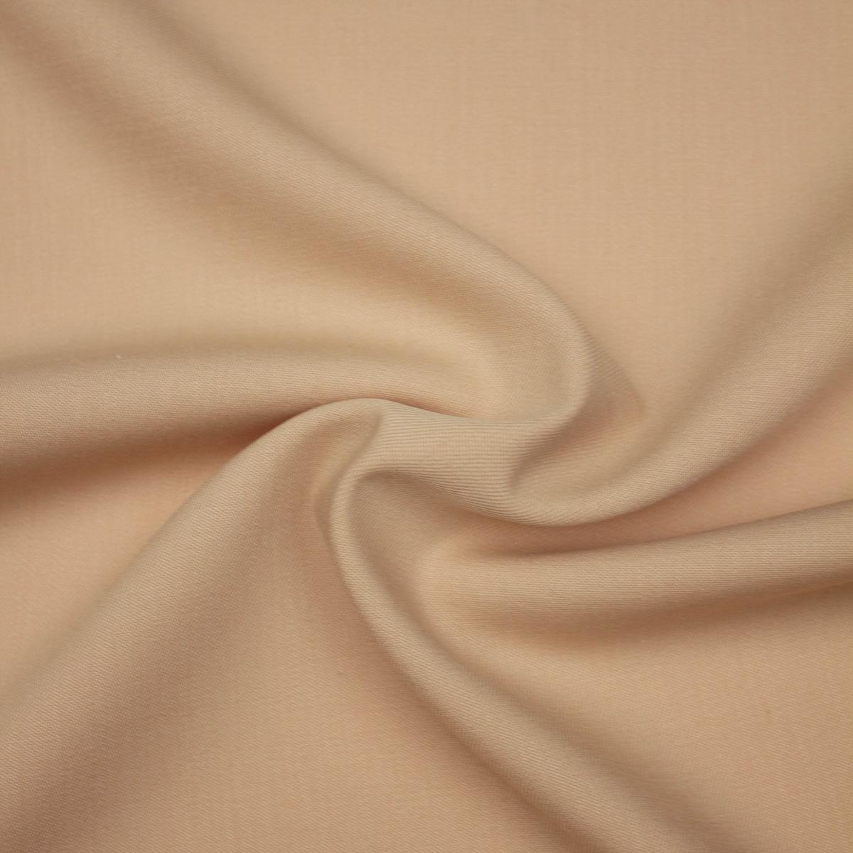 Piro Beige Wool Blend Stretch Fabric