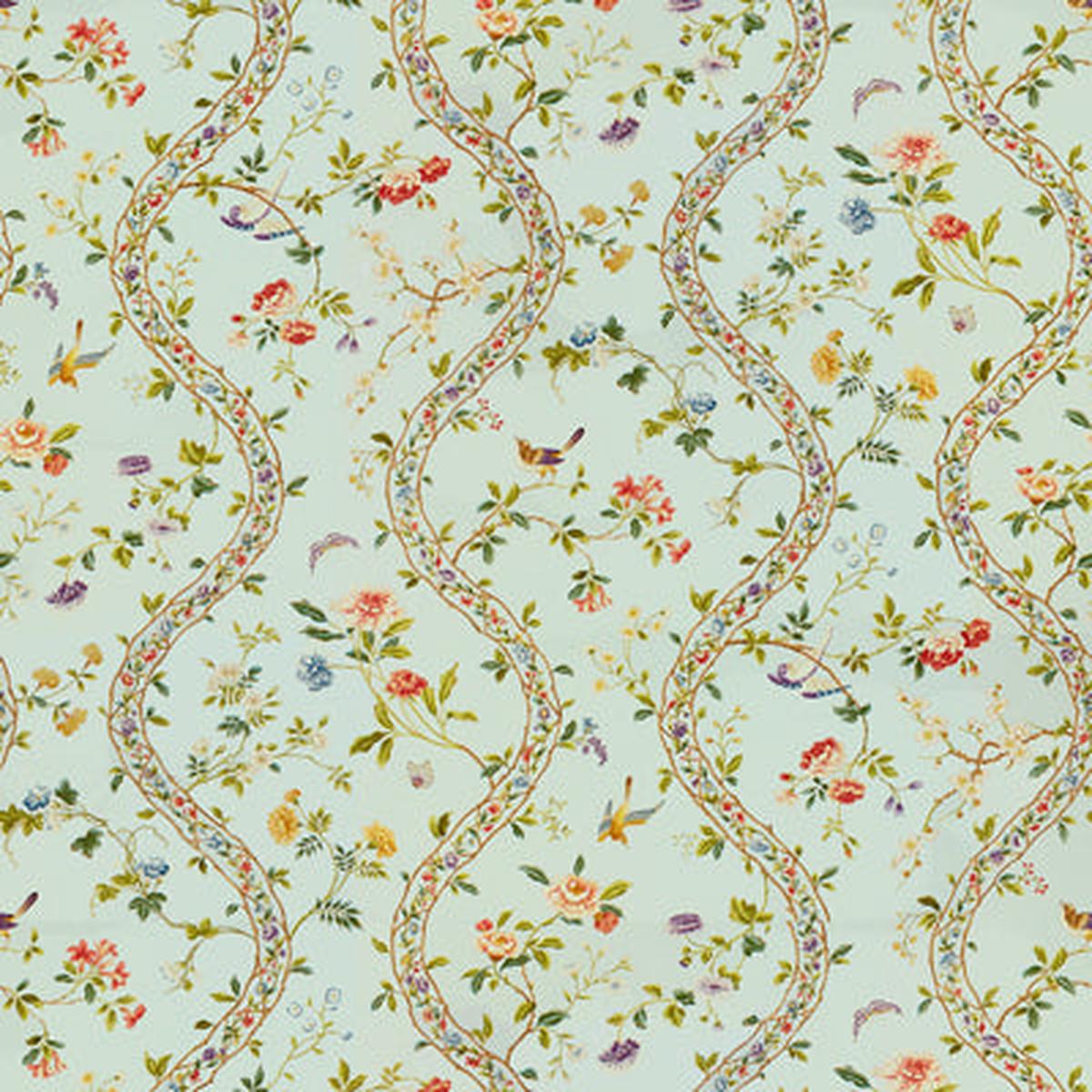 Silk Road Cotton Print Opal Fabric