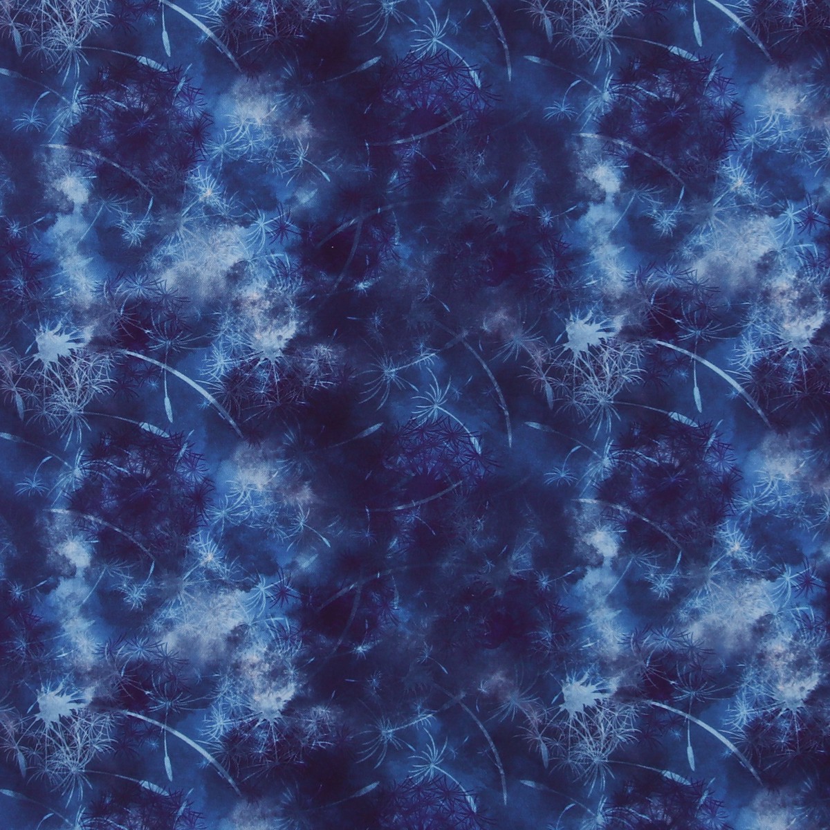 Blender Fabric - DANDELION - 008 - Blue
