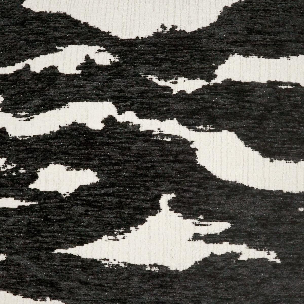 D.V. KAP HOME 4276-C-YARD Felix Fabric - Caviar Transitional, Abstract Black - Felix