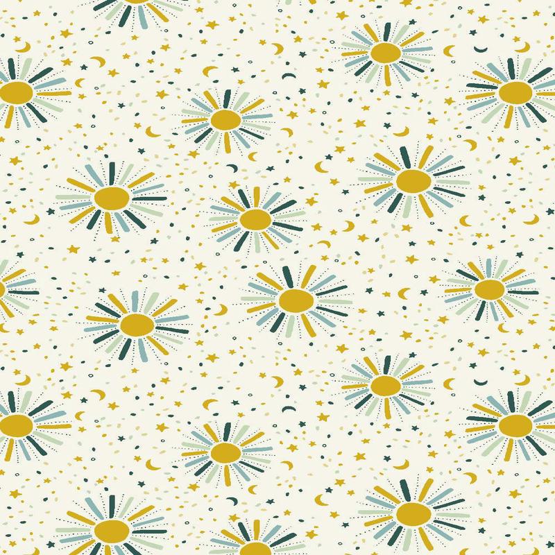 Sunny Days Ahead When Clouds Part By RJR Studio For RJR Fabrics Stay Golden