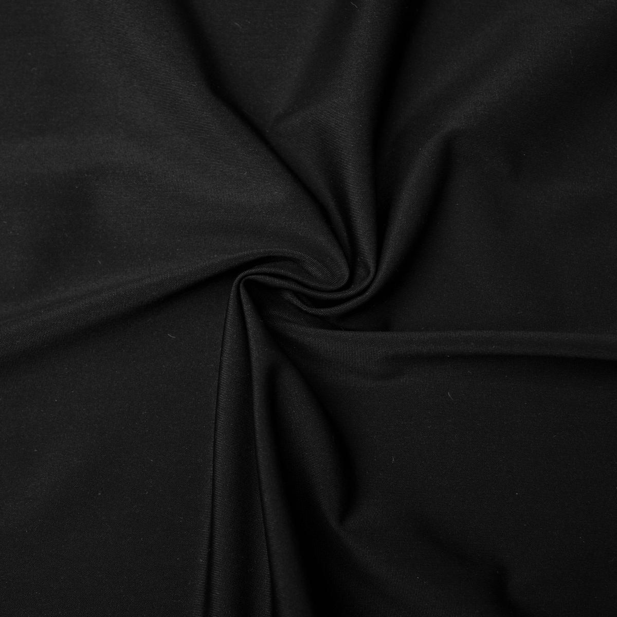 Kass Black Jersey Lycra Fabric