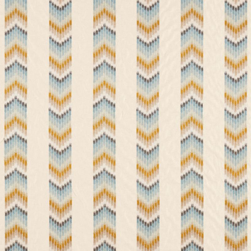 Kengo Idyllic Gold/Topaz Fabric by Harlequin