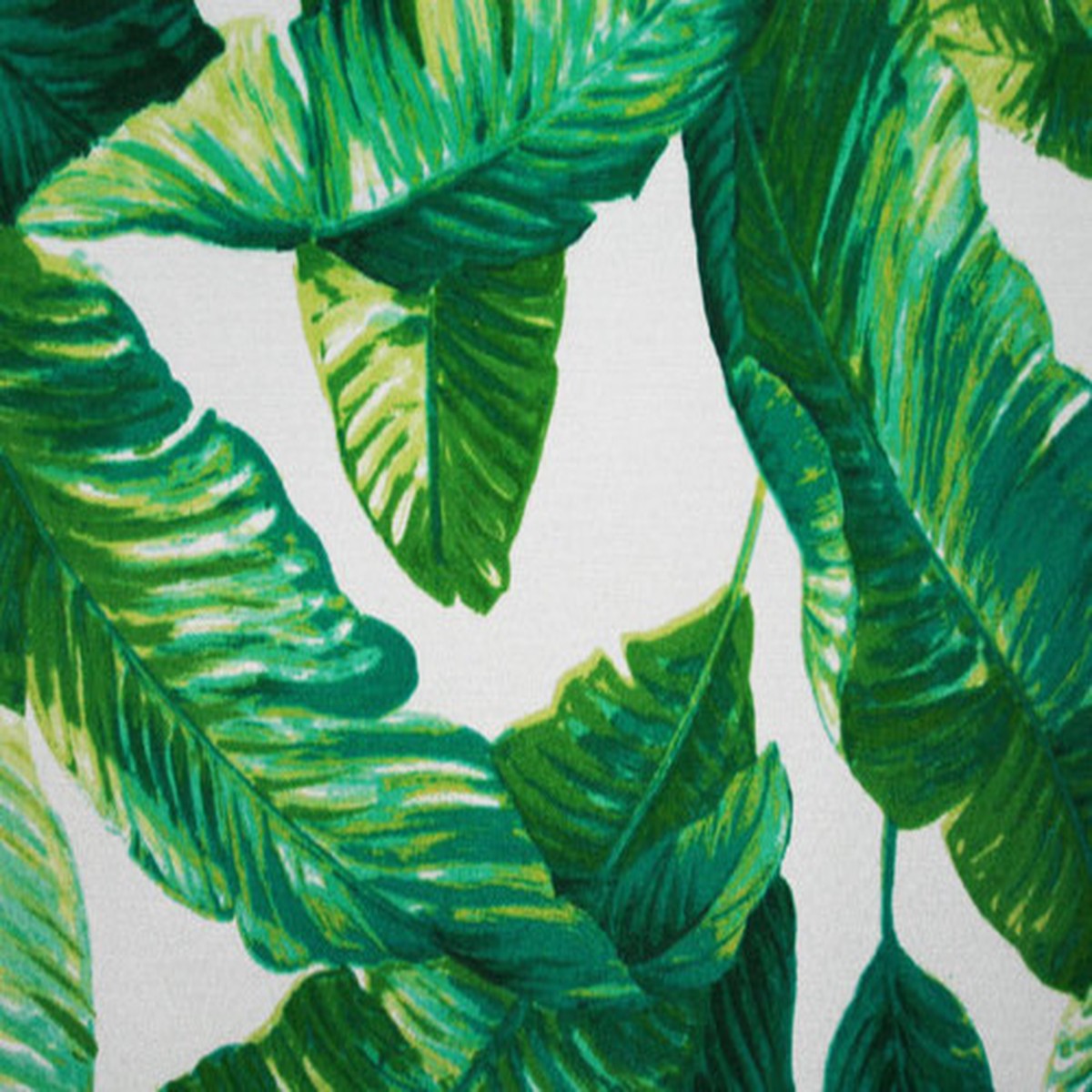 Printed Outdoor Leaves Bright Green