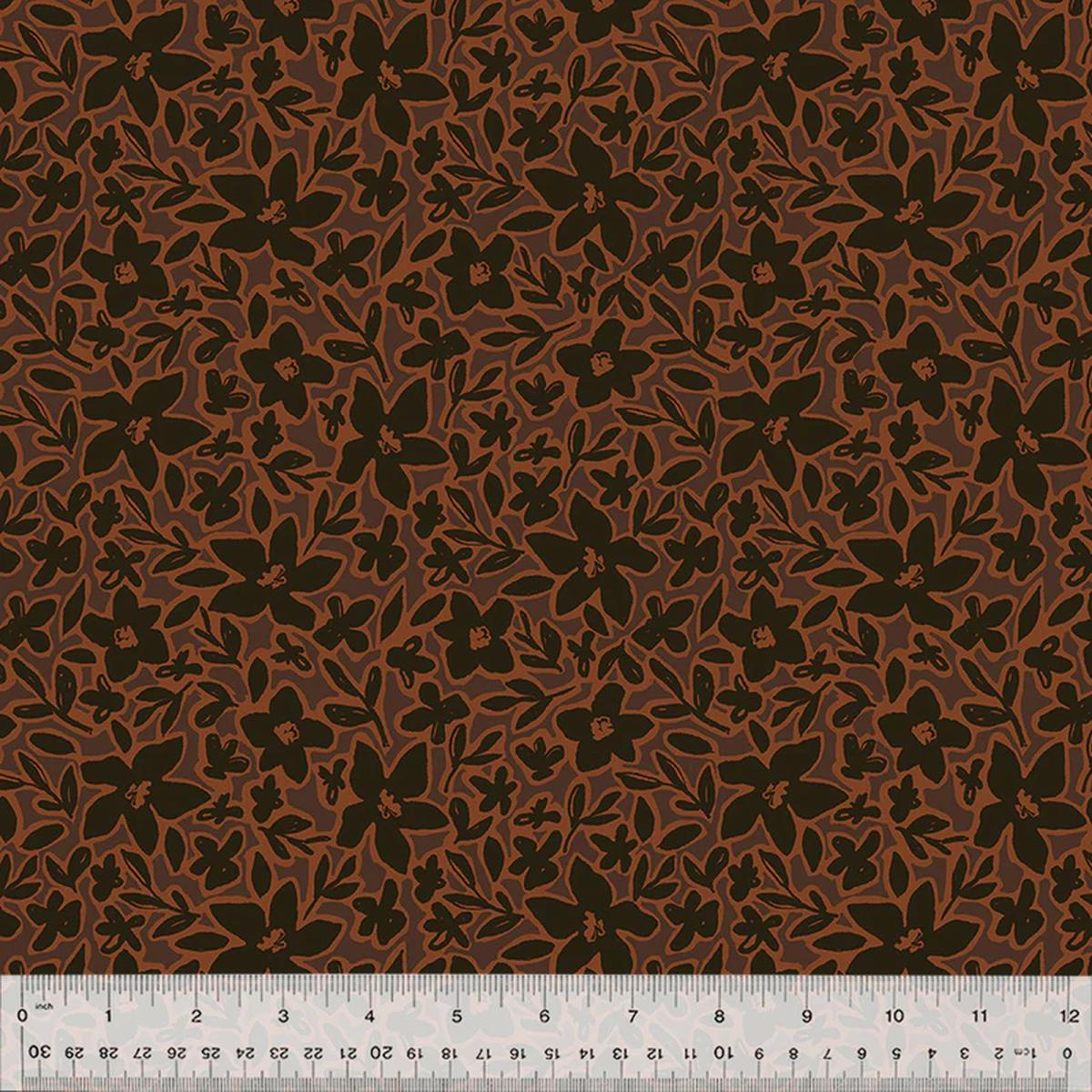 Fabric Windham Sienna Earth Blooms Gleaned by the Quarter Yard 54660-4