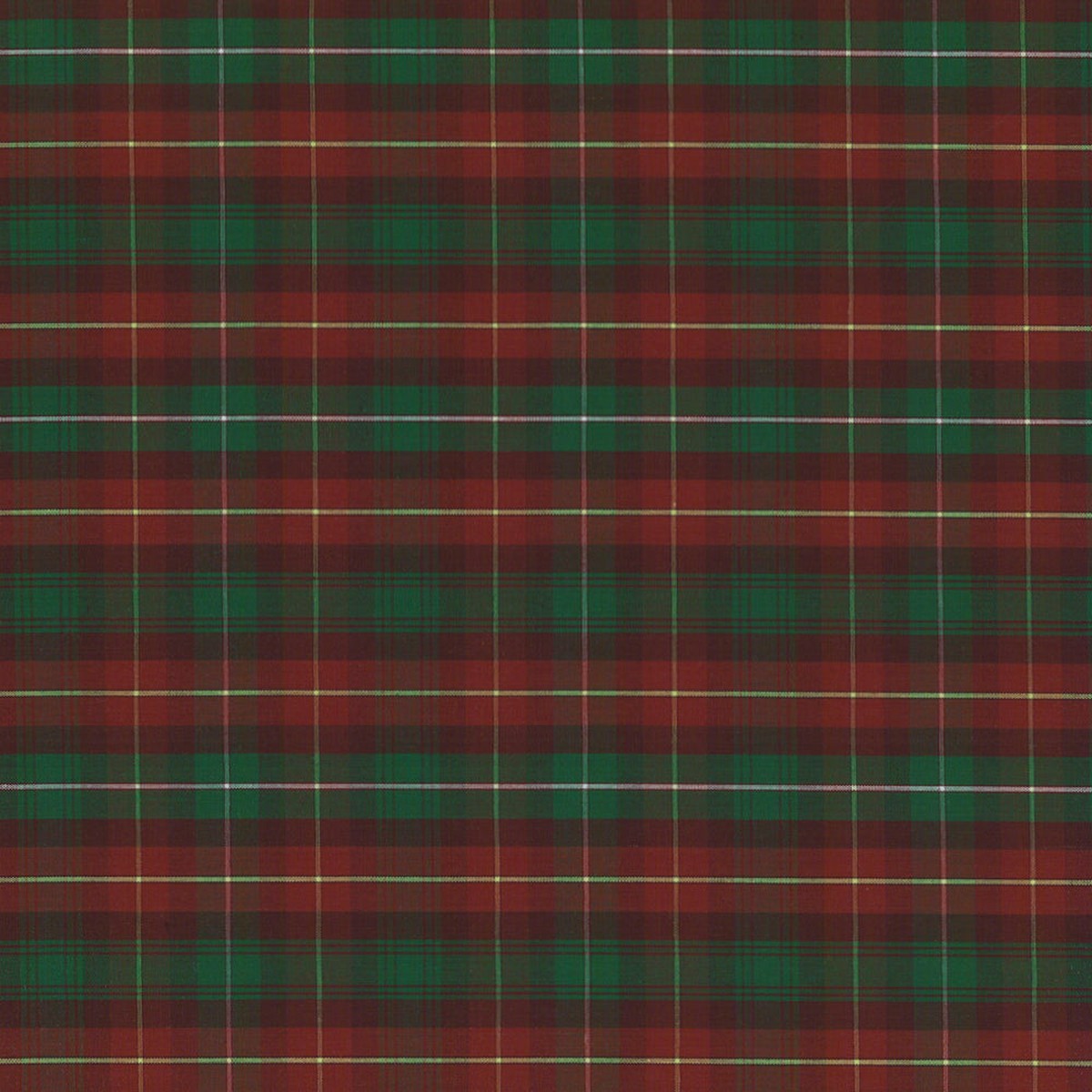 Provincial Yarn Dyed Tartan - Prince Edward Island - Red / Green