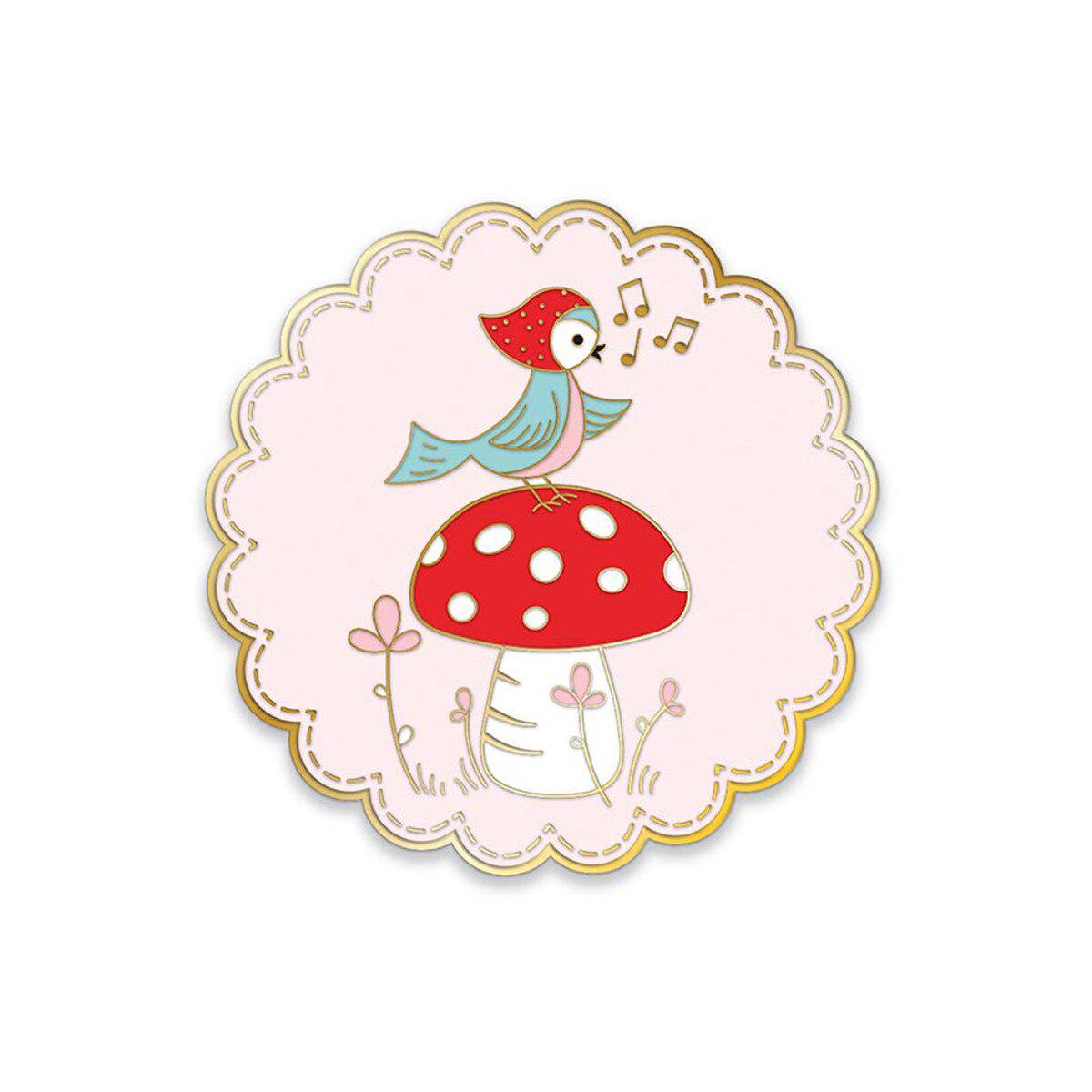Riley Blake Designs Tasha Noel Bird Needle Minder ST-48385