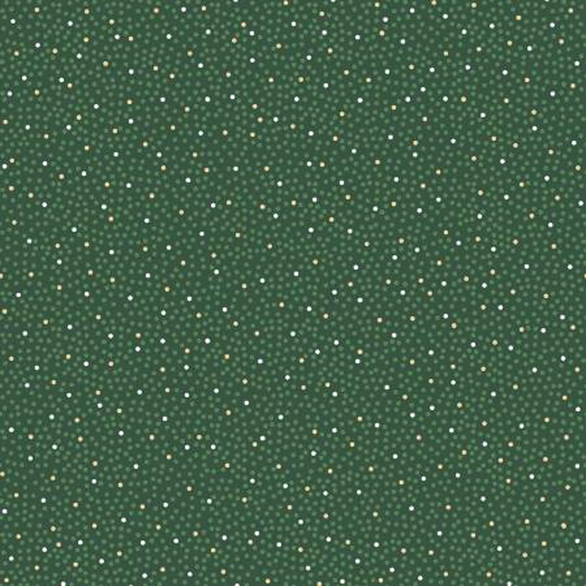 Merry Mix Metallic 11118M-G Green Dots