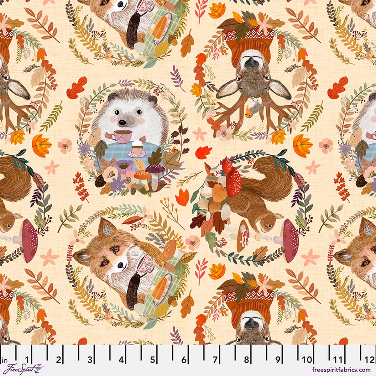 Autumn Friends Wreaths Cream