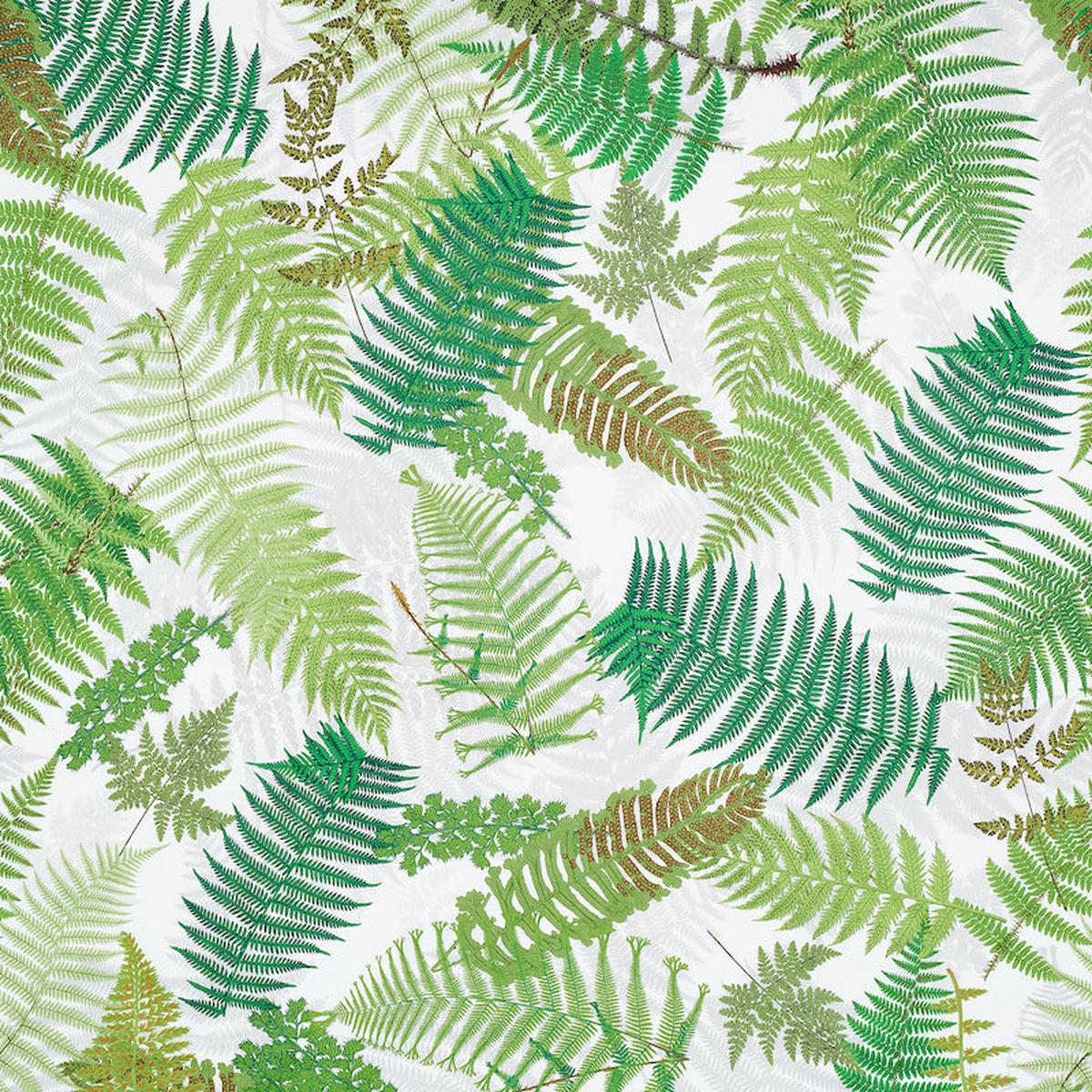 Fernarium Green and Ivory Fabric