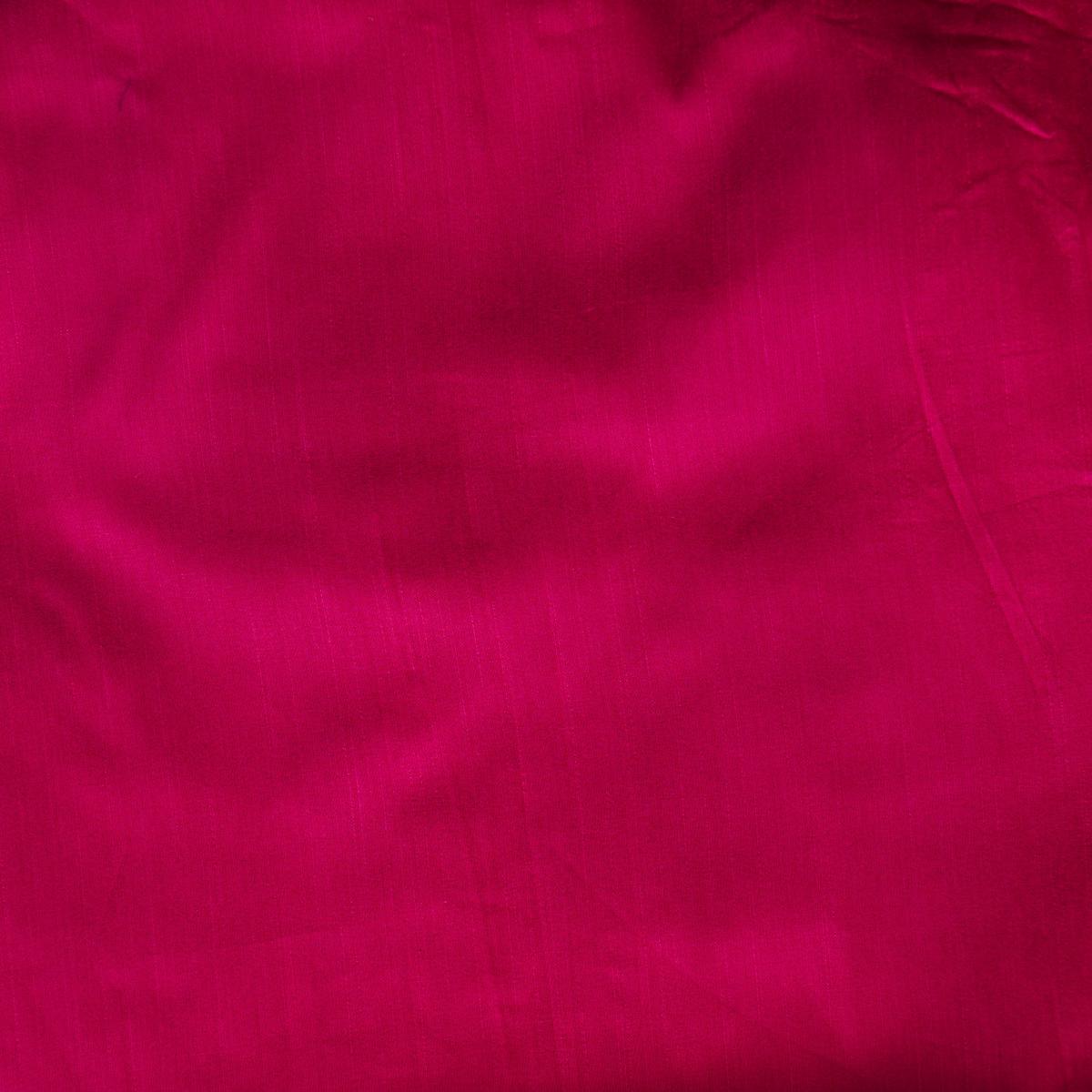 Cotton Silk Pink Plain Fabric