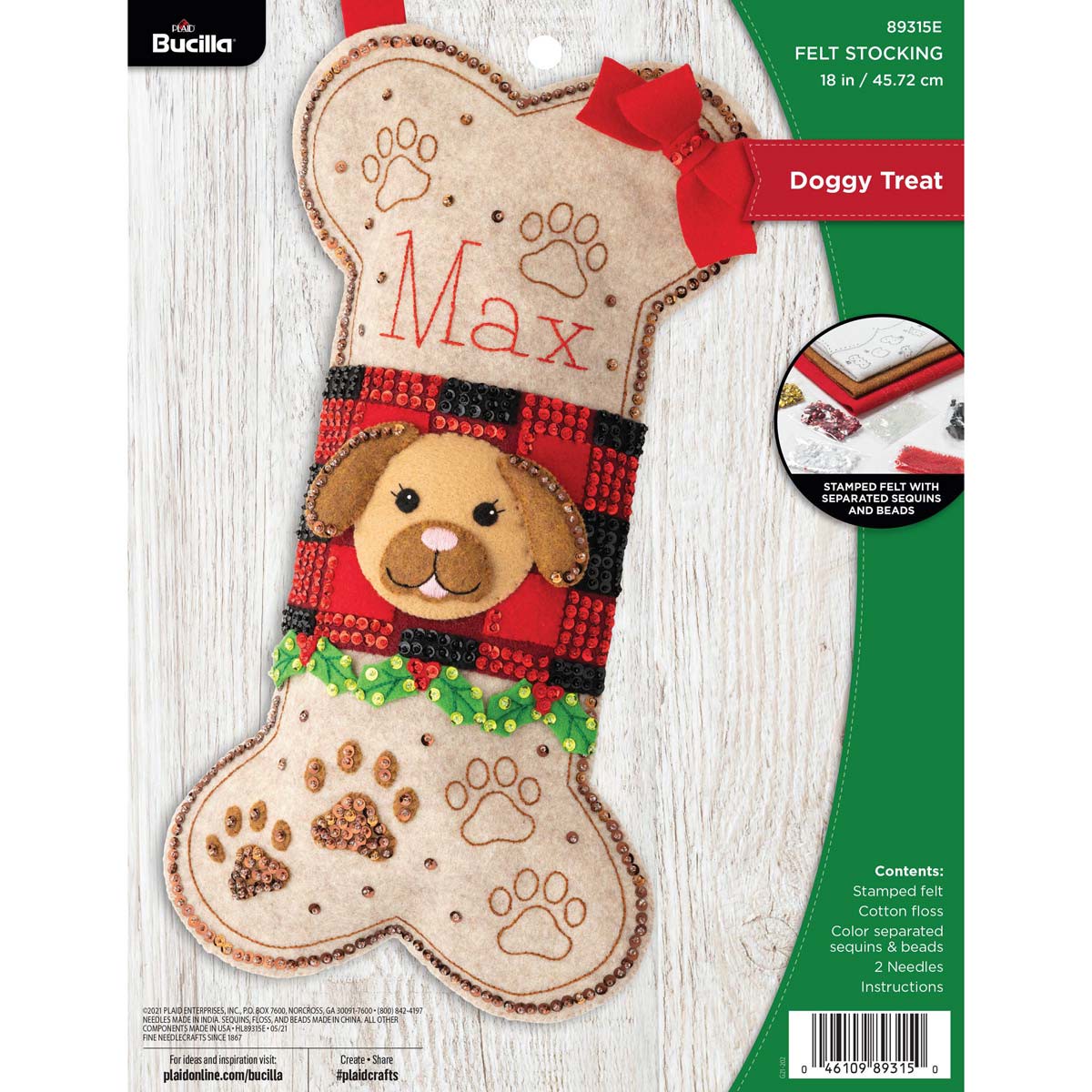 Felt Stocking - Doggy Treat