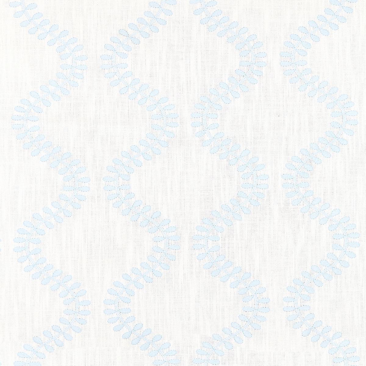 Foglia Embroidery - Sky by Scalamandre Fabric