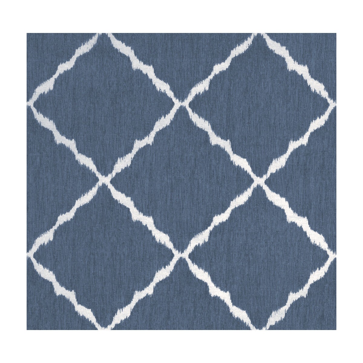 Ikat Strie Indigo Fabric