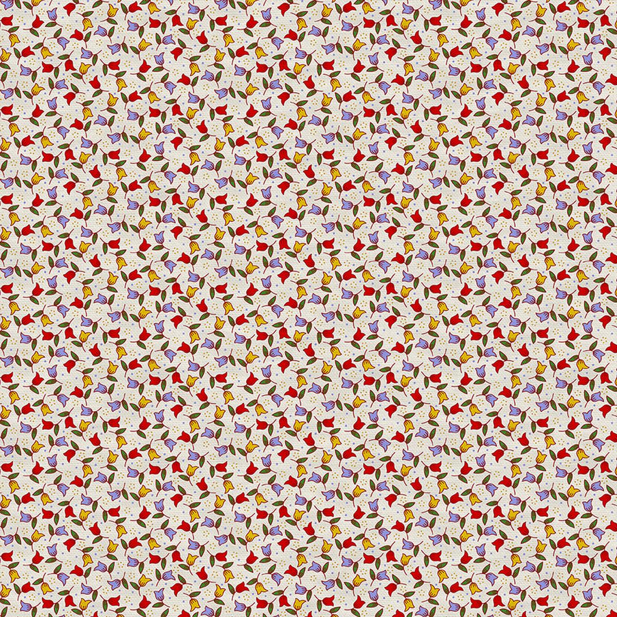 Ditsy Tulip - Multi - Cotton Sateen - 118"