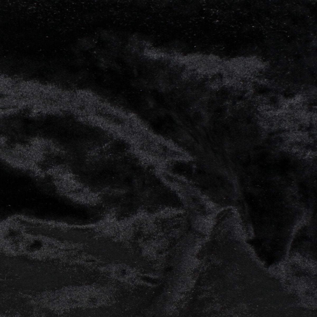 Haikou Crush Velvet Jet Black