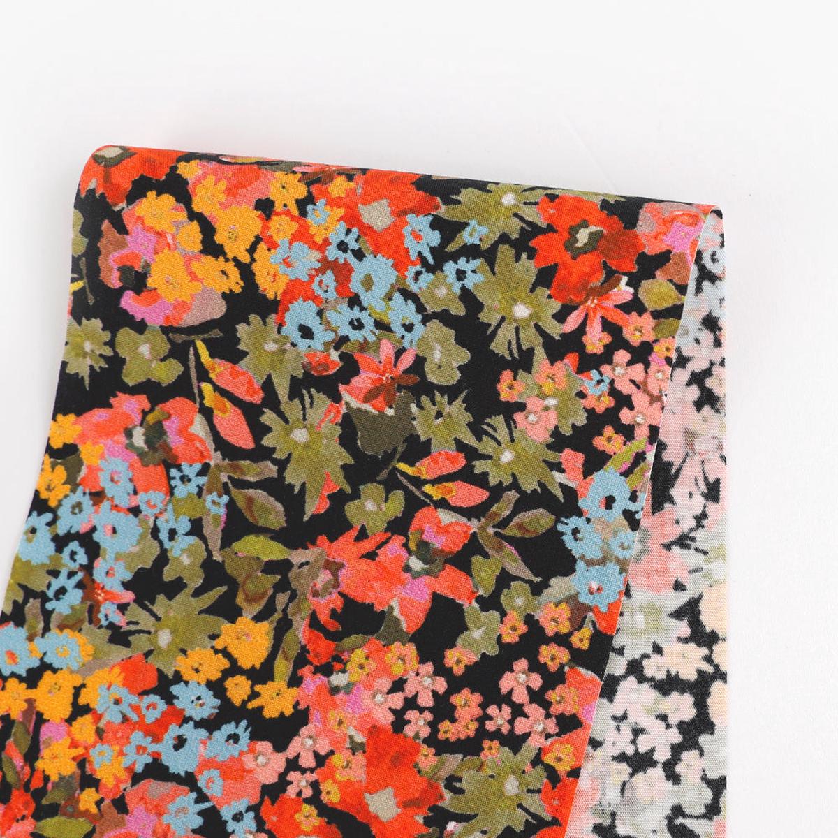 Night Blooms Cotton Poplin - Peach Mix