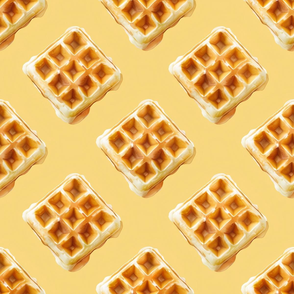 Butter Waffle Pattern 1 Quilting Cotton Fabric
