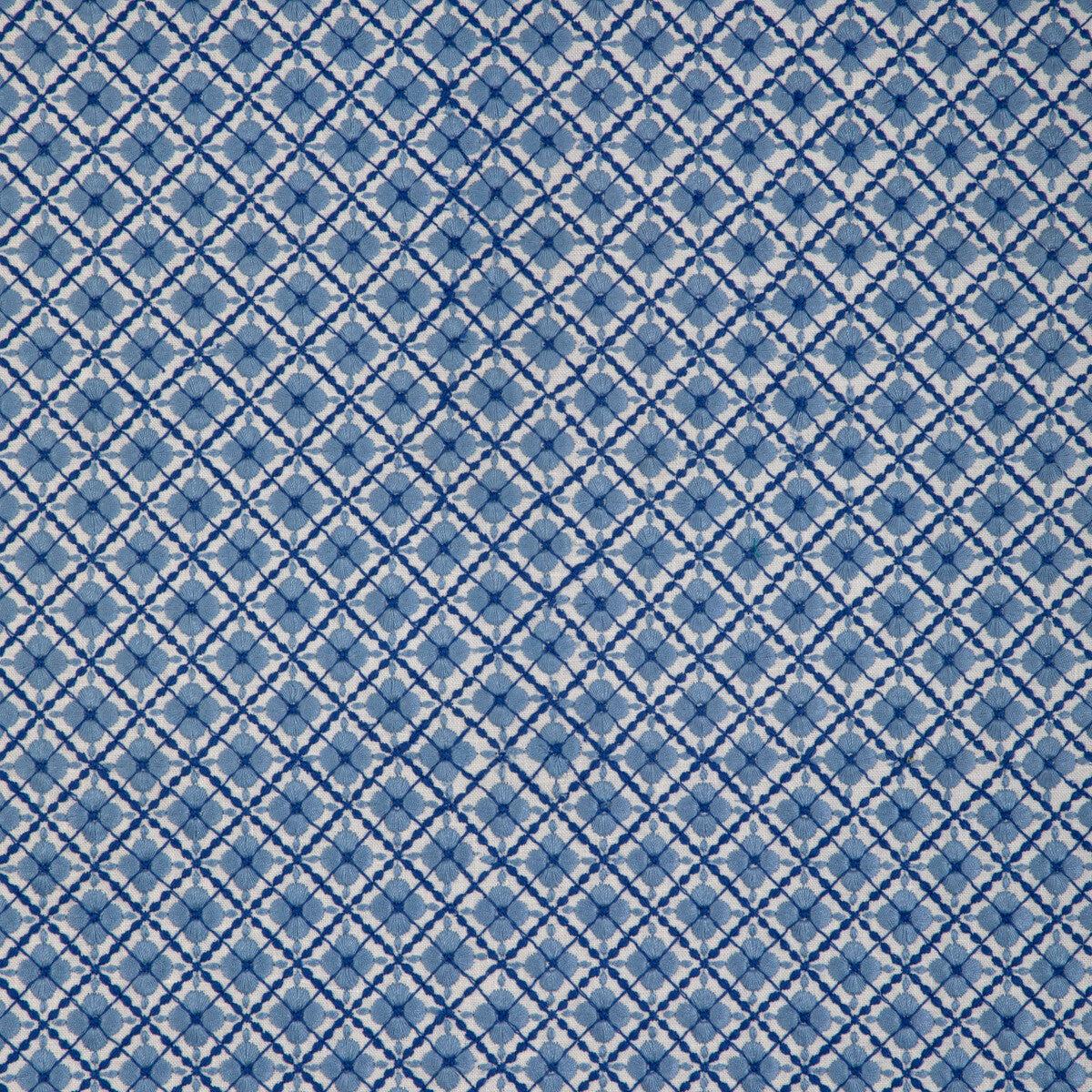 Ines Emb Blue Fabric