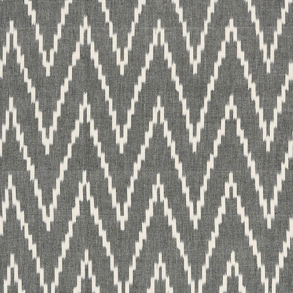 Kasari Ikat Graphite Fabric