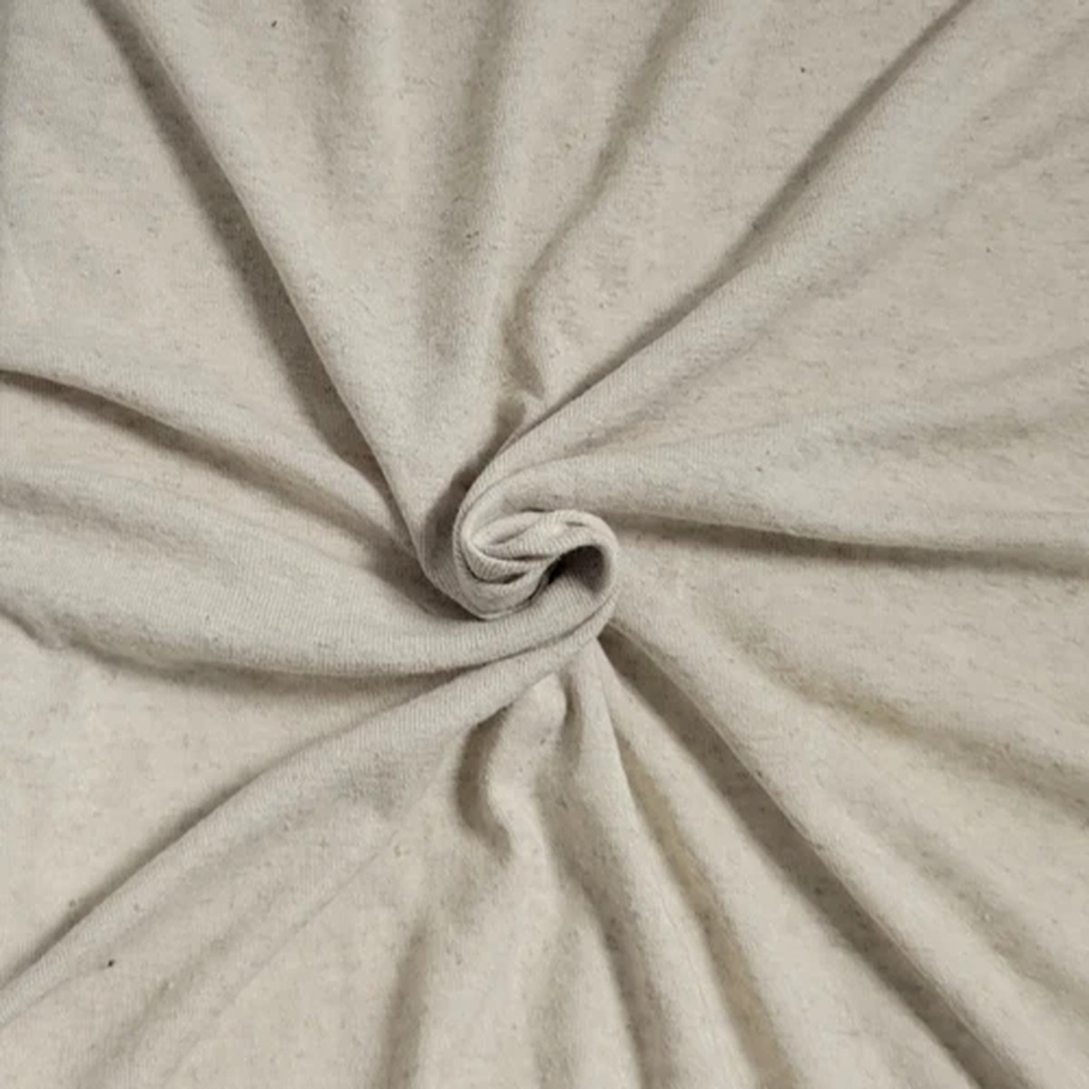Natural Linen Cotton Jersey Knit Fabric By the Yard 130GSM 52" 3/24