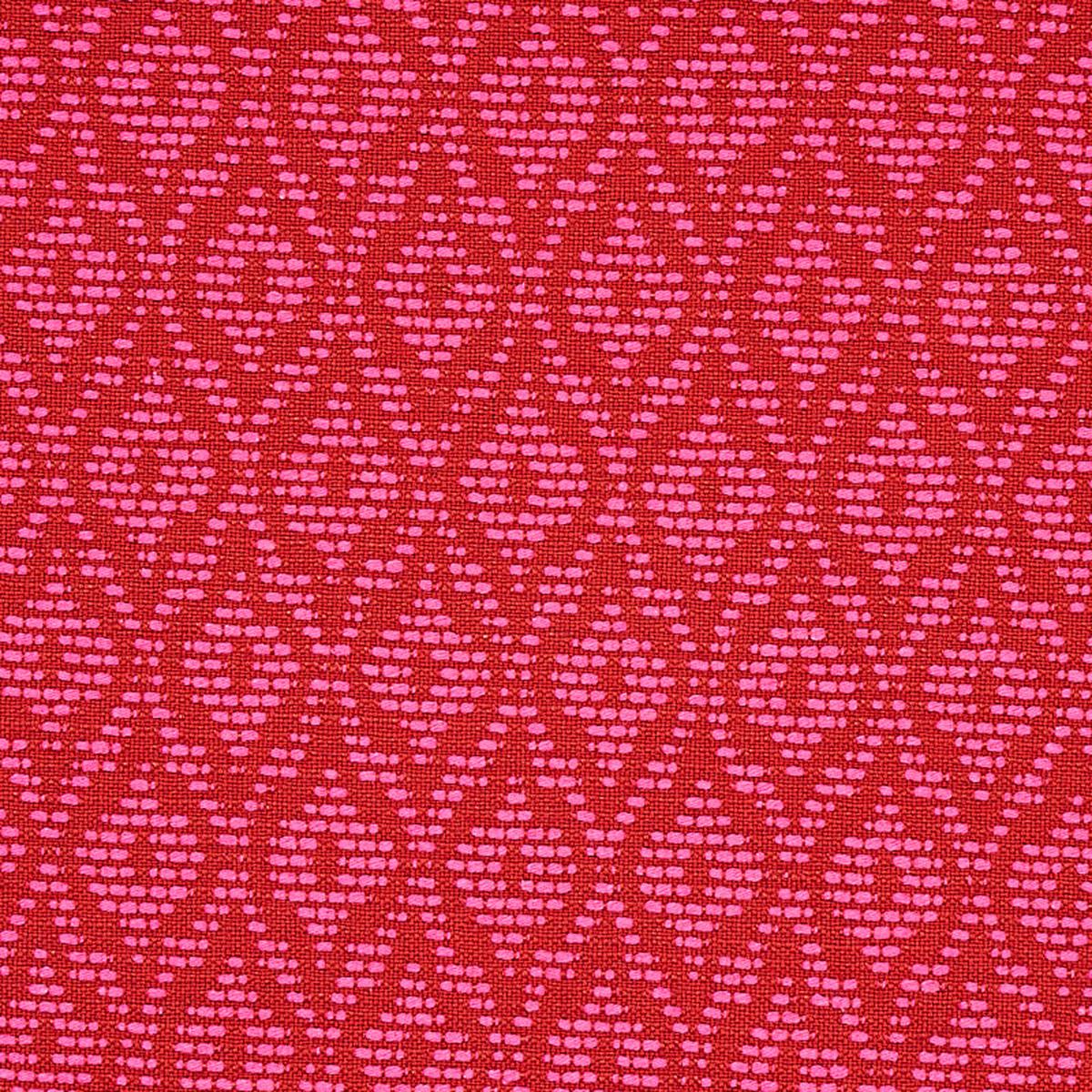 SCHUMACHER ESSENTIALS: SMALL-SCALE UPHOLSTERY RED HOOK PATTERN WOVENS PATTERN WOVENS BERRY - 70555