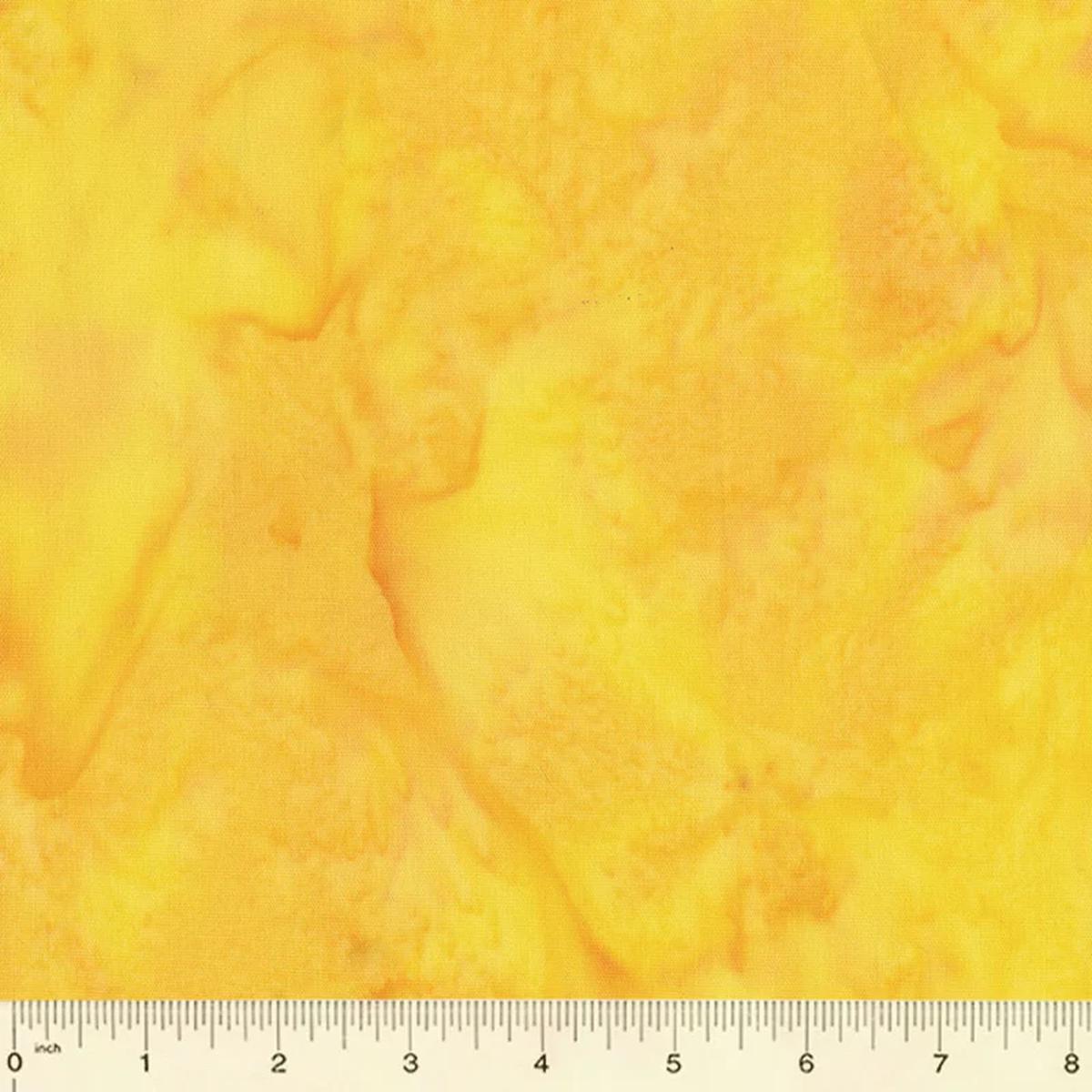 Fabric Anthology Bright Yellow BeColourful Batiks by the Quarter Yard BC01Q-X
