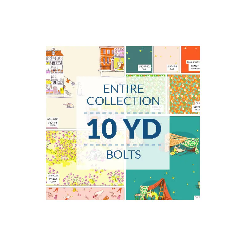 Lucky Rabbit Heather Ross LCKR10YD-X Multi 10Yd Assortment Cotton