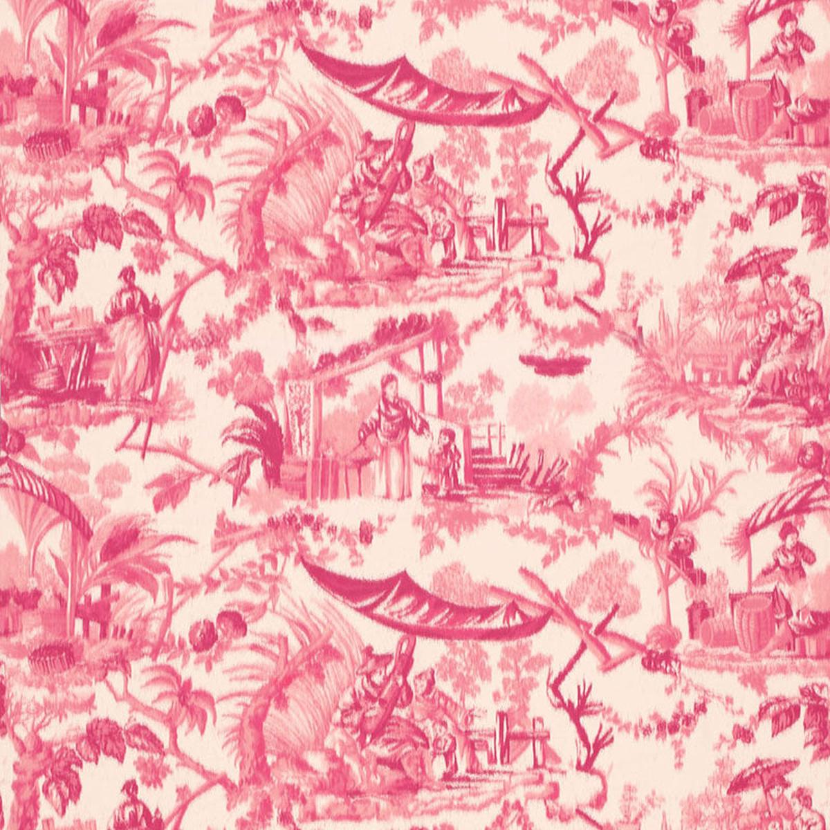 Pavillon Chinois Peony Fabric