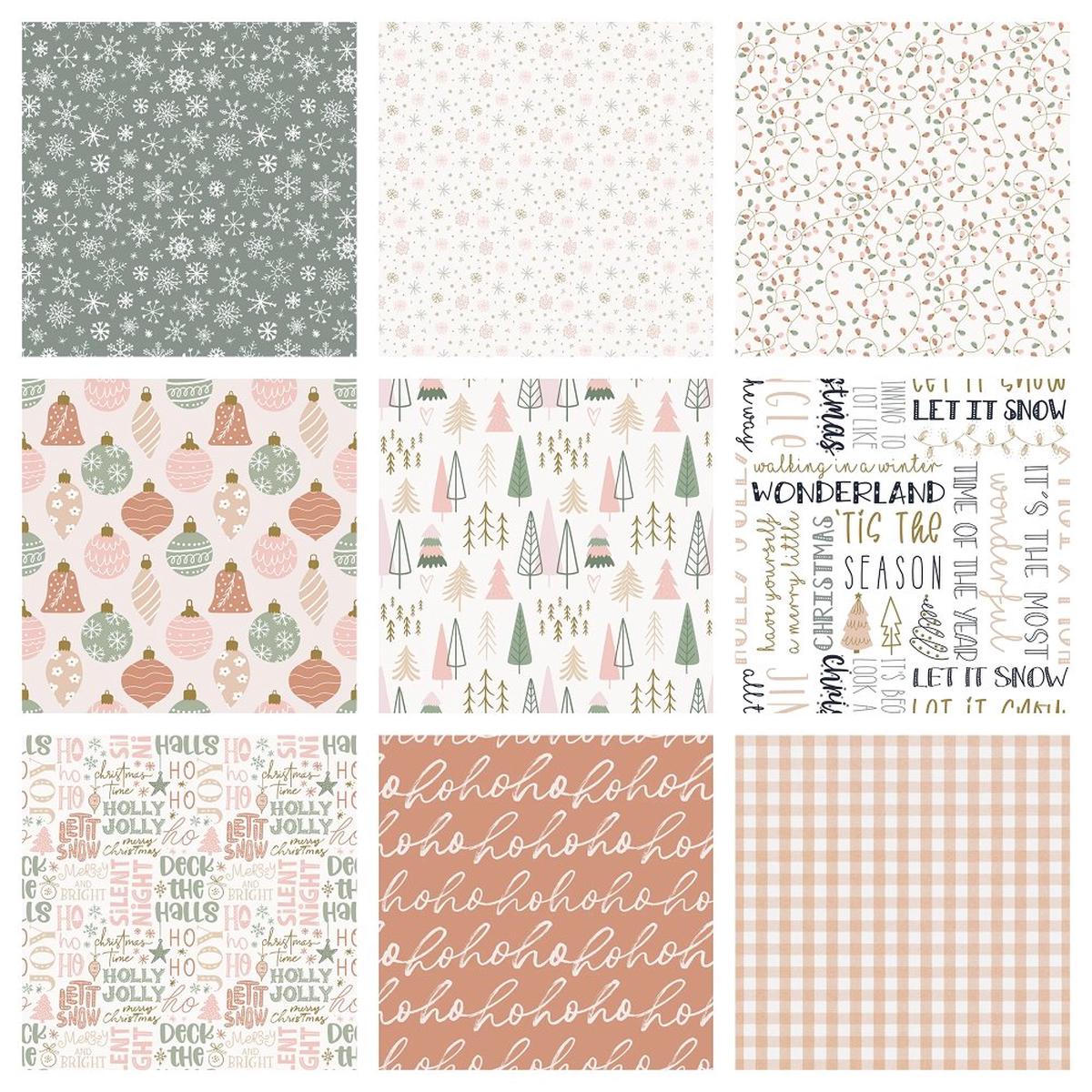 Cider Sage Christmas Fabric Collection - 12 Yard Bundle