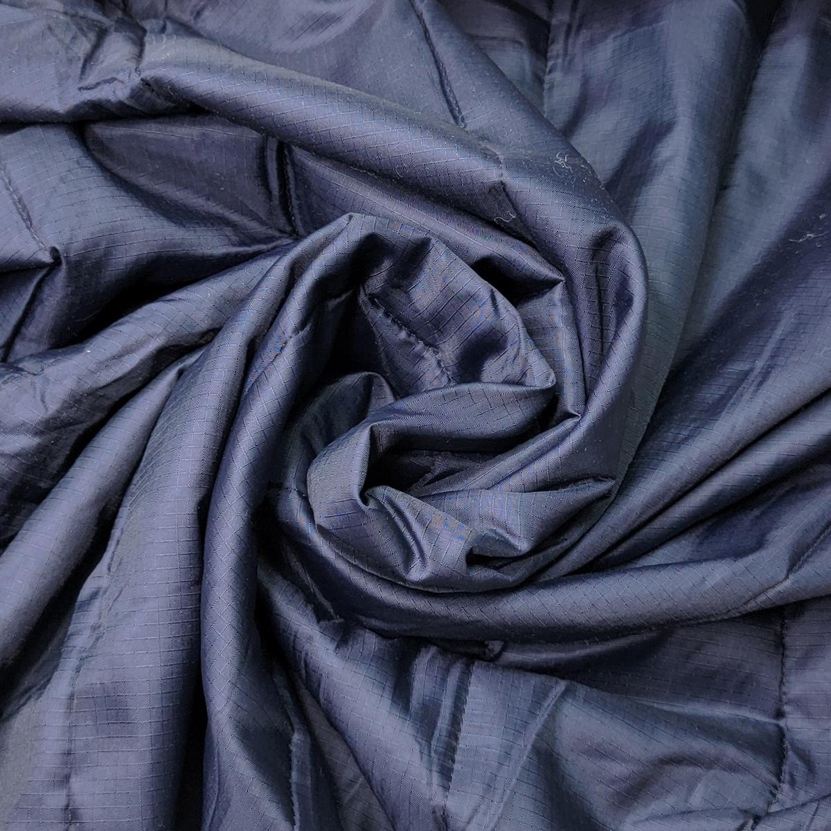 Summertime Sleeping Bag - Quilted Poly Woven - Navy - 1/2 Meter
