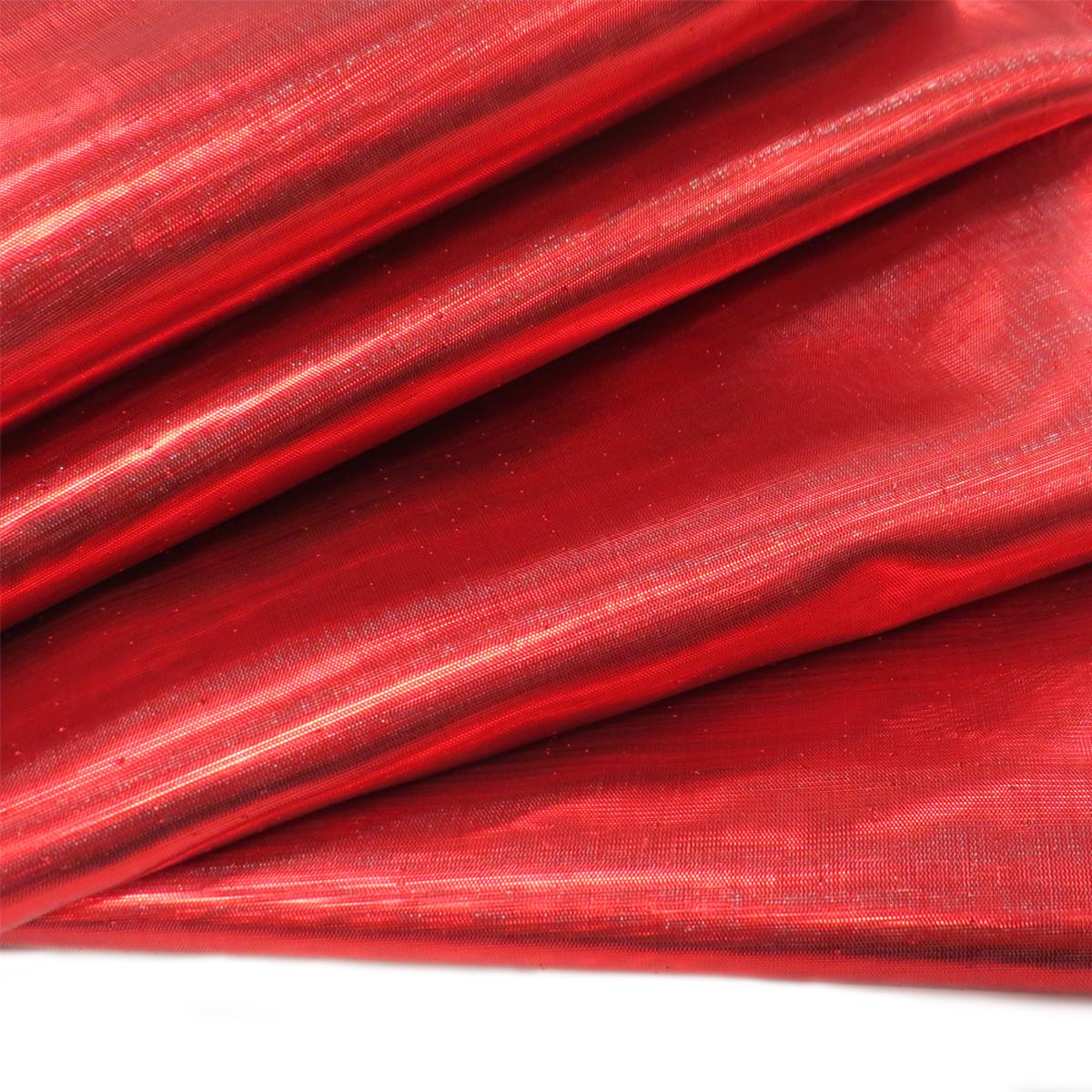 Tela Tissue Lame 56" , Polister - Rojo