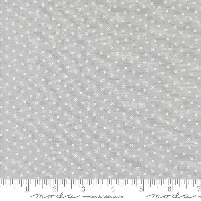 X's in Grey // Coriander Colors for Moda (1/4 yard)