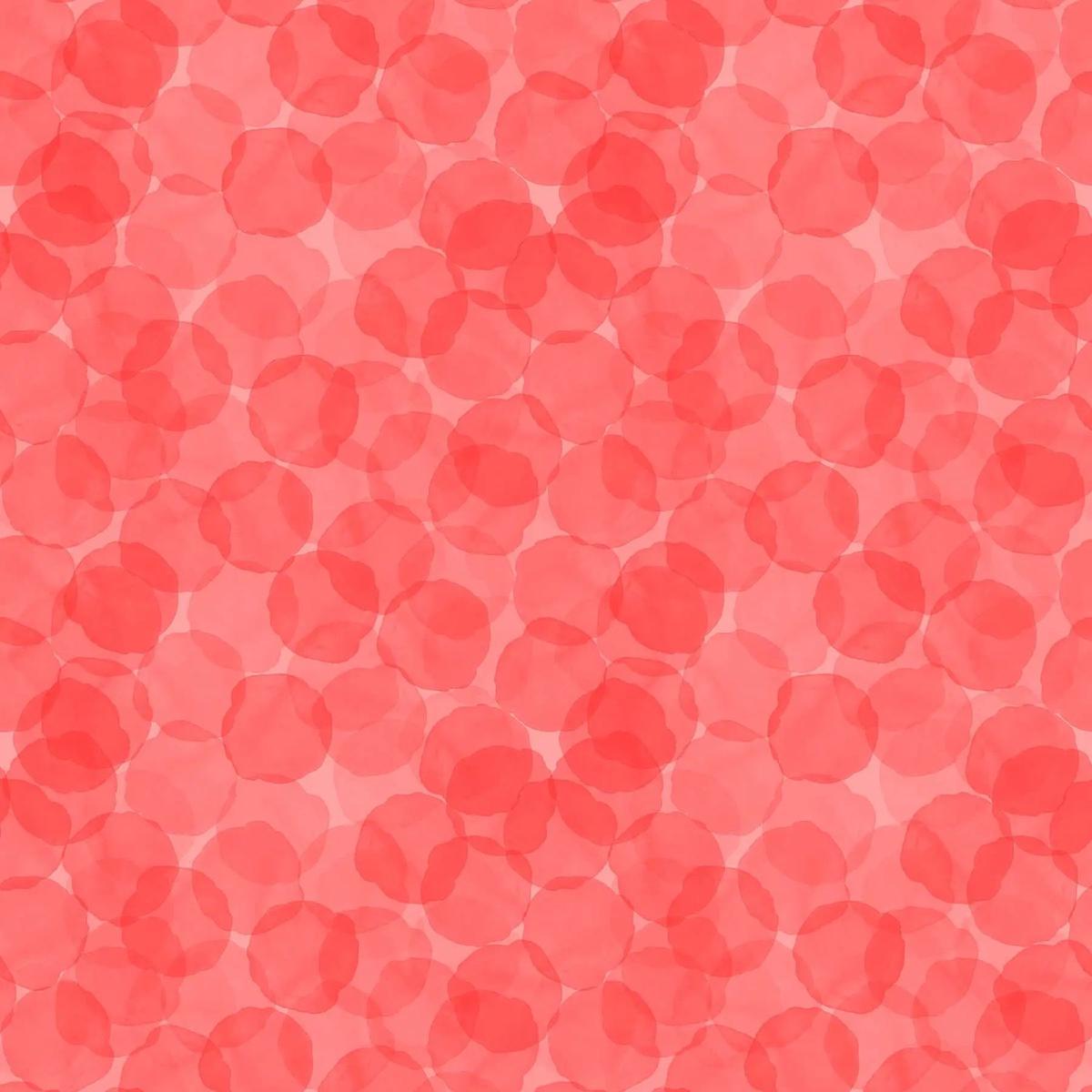 Red Cherry Juicy Tonal Trio Cotton 44"/45" Fabric Per Yard