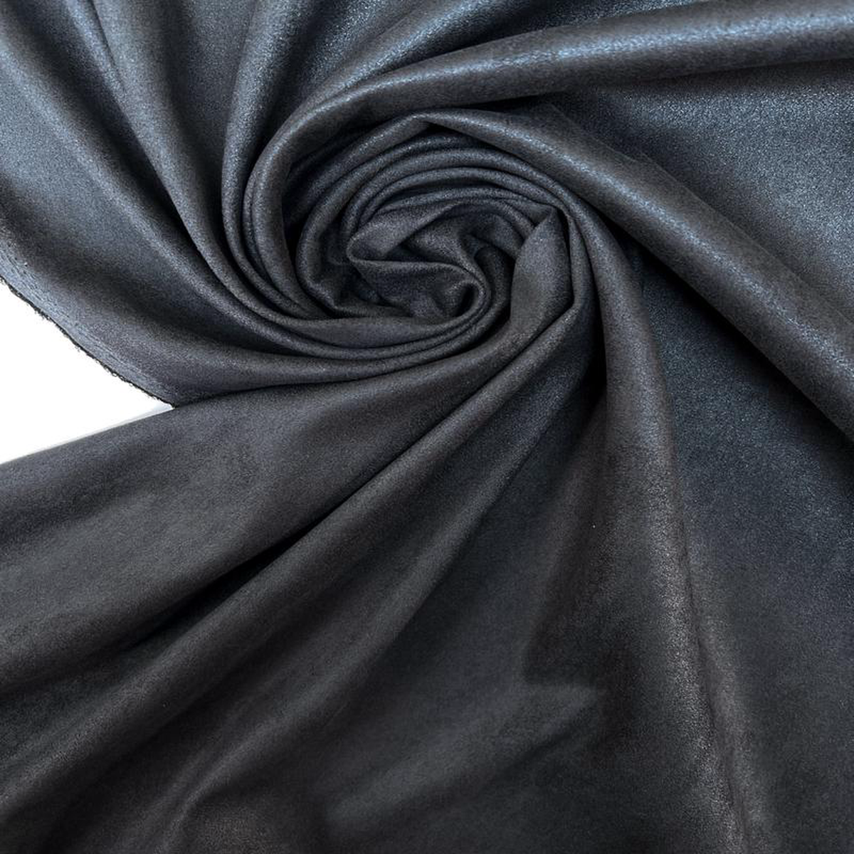 Black Eco Leather Woven Blend