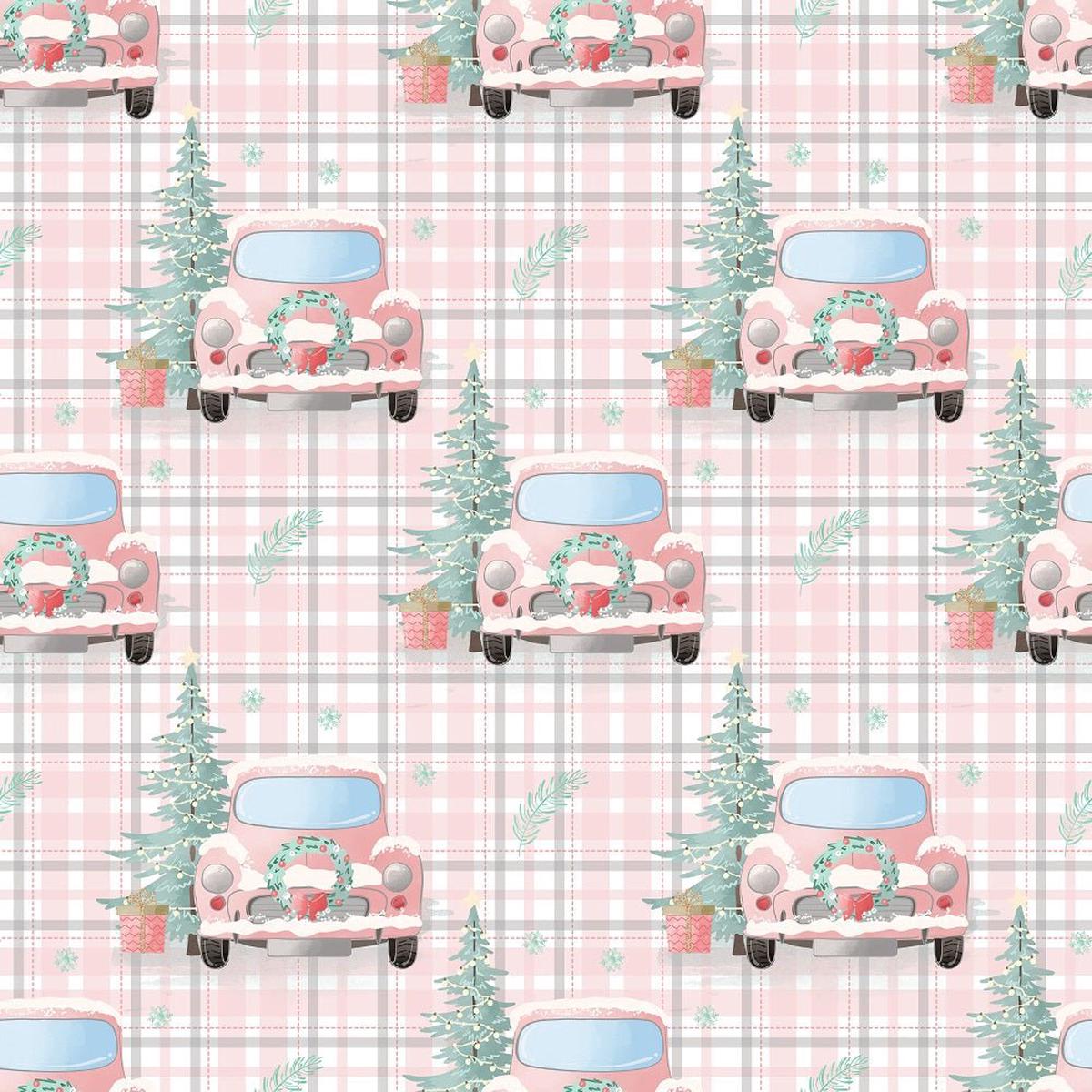 Cotton Candy Farm Holiday Pattern 3 Fabric