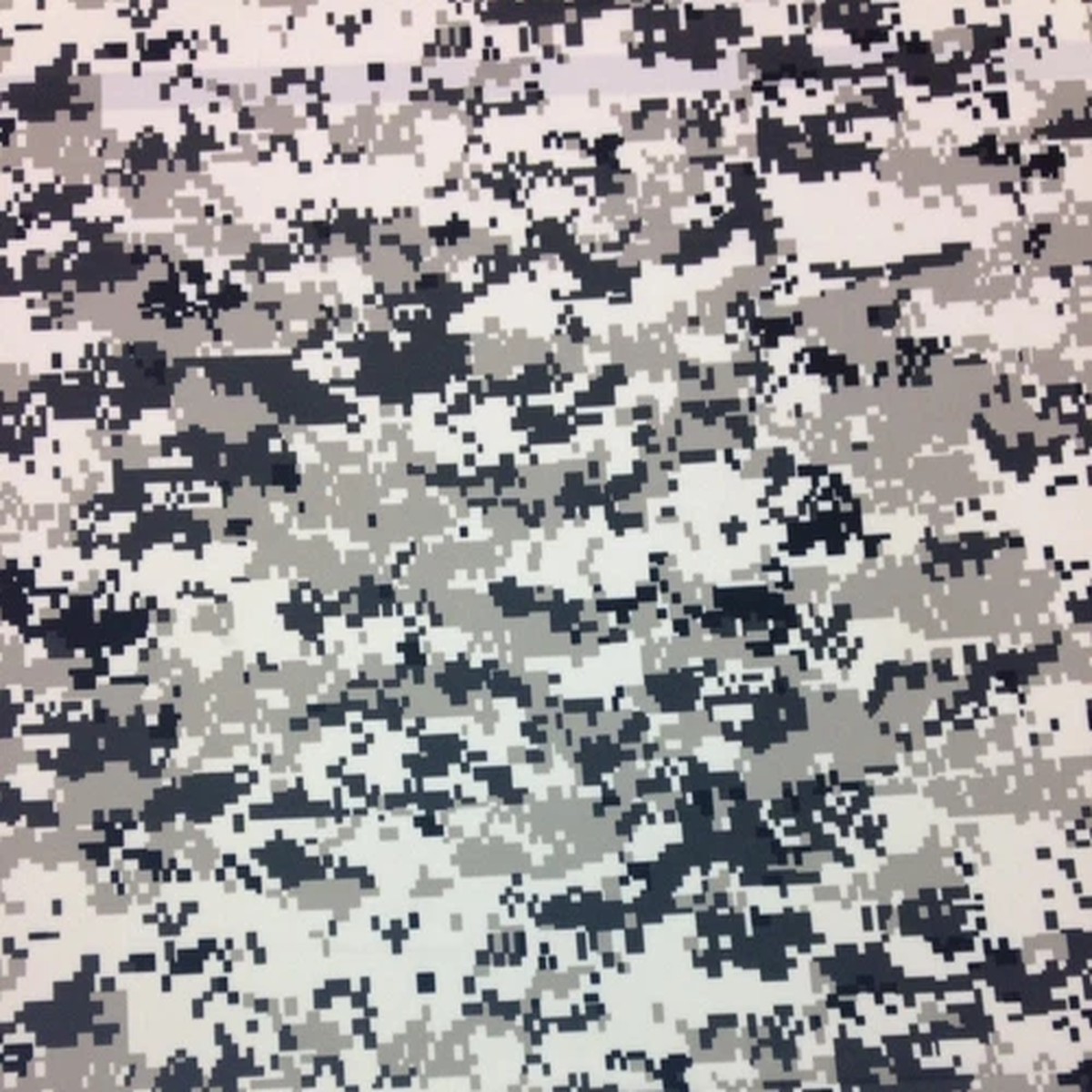 DIGITAL CAMOUFLAUGE WHITE POLYESTER KNIT INTERLOCK ATHLETIC FABRIC BY YARD 60"W