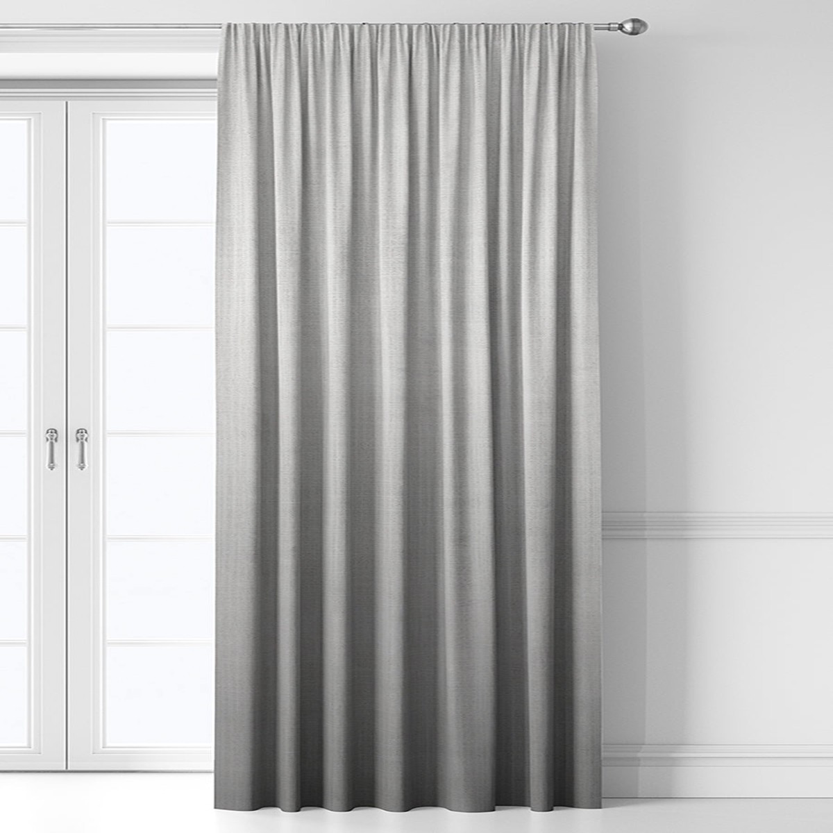 'Flint Coat' Fabric by the Metre (Grey)