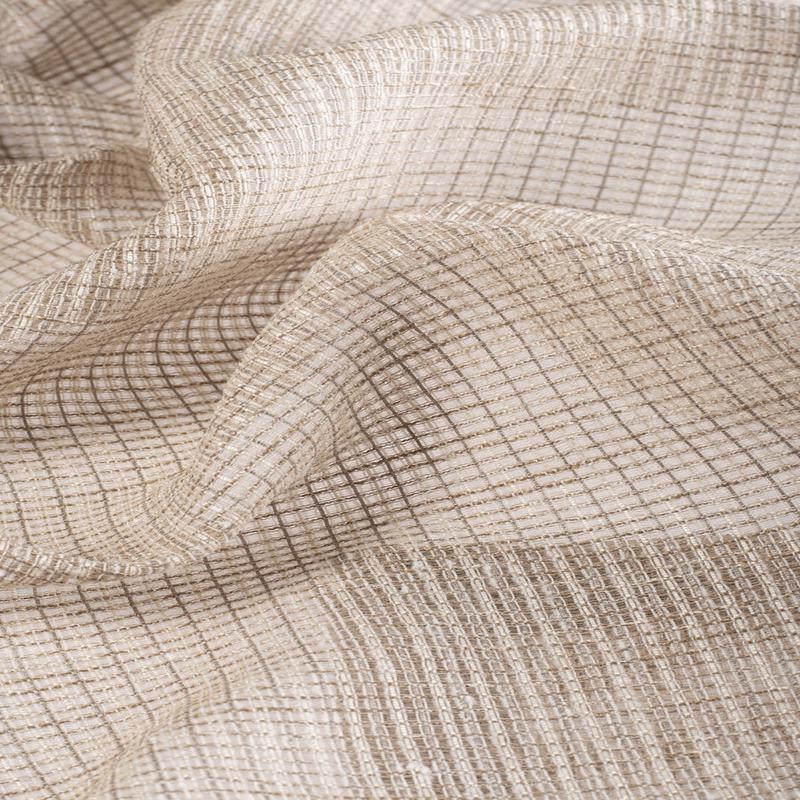 'Sonata' Fabric by the Metre (Beige/ Brown)
