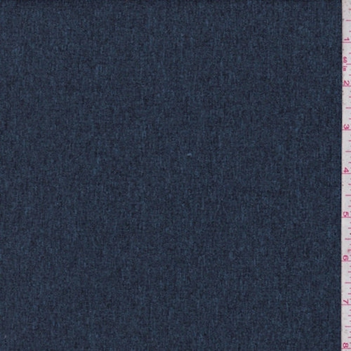1 YD PC-Slate Blue/Onyx Grid Fleece Double Knit Fabric