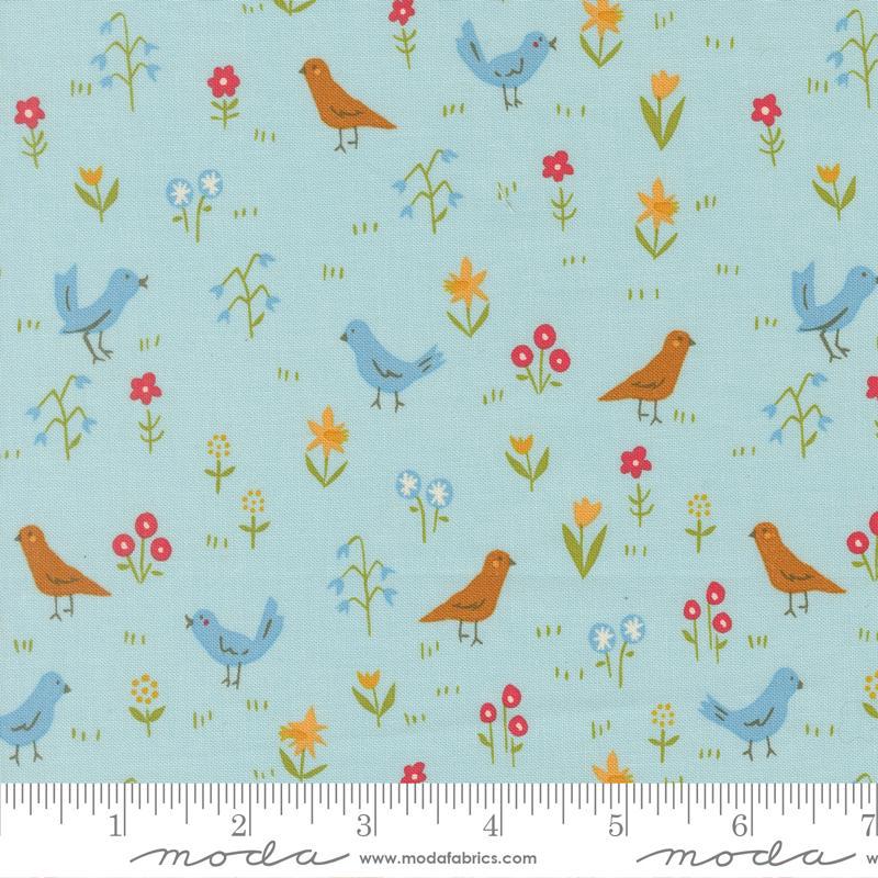 Fabric Moda Water Bird Park Animal Park Fun by the Quarter Yard 20963-14