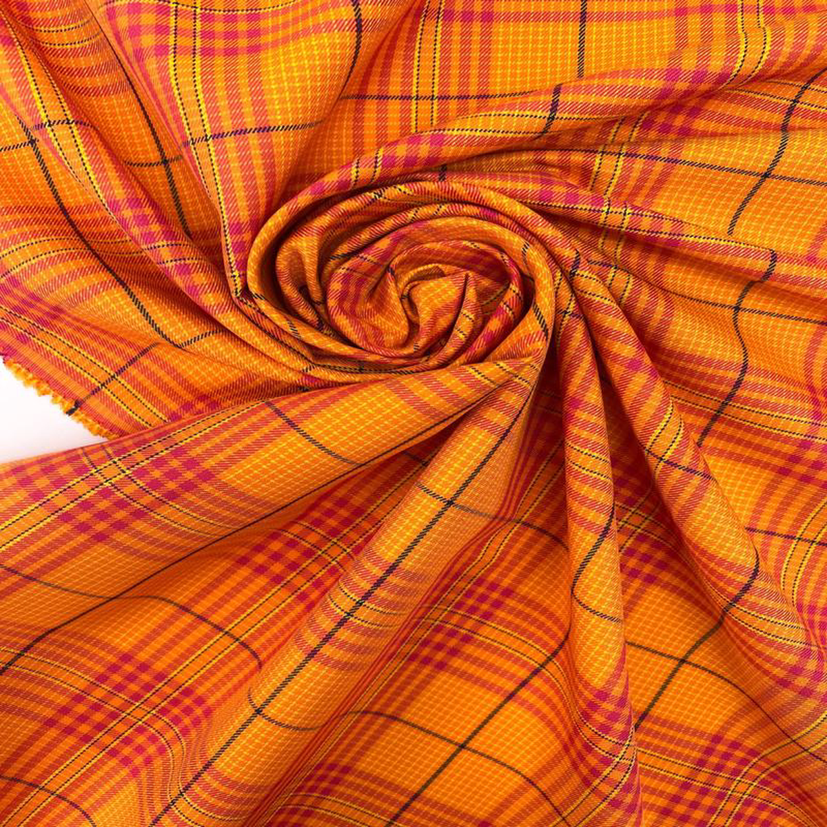 Multicolour Cotton Polyester Twill
