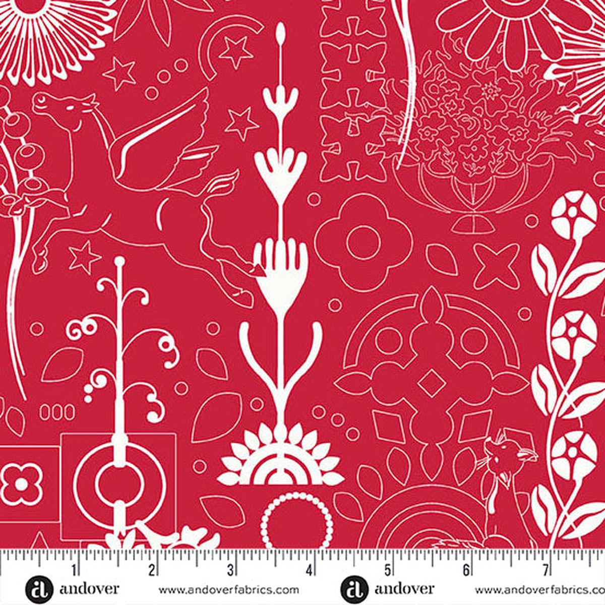 Sun Print 2025 | Alison Glass | Cameo - Cardinal